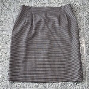 NYCC Skirt Black & White Houndstooth Size XL